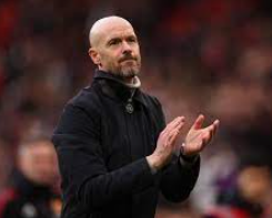Ten Hag has been name the head coach of the month for February 2023